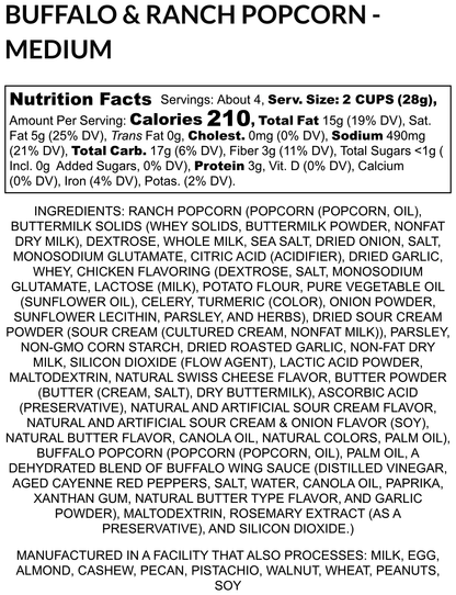 E21-Buffalo & Ranch Gourmet Popcorn