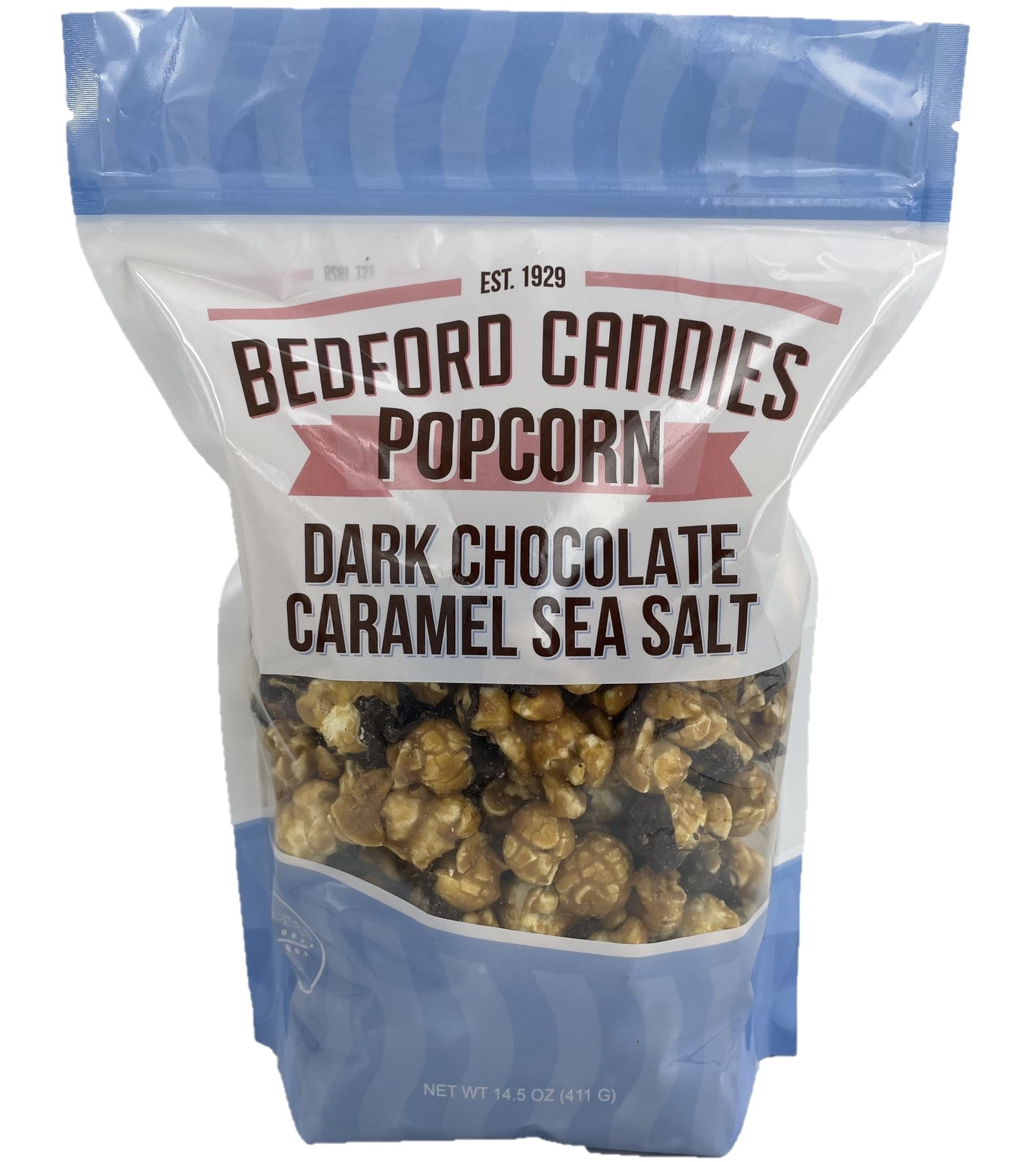 E29-Dark Chocolate Caramel Sea Salt Gourmet Popcorn