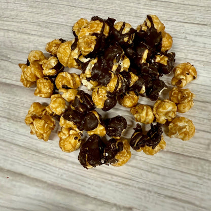 E29-Dark Chocolate Caramel Sea Salt Gourmet Popcorn